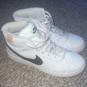 White and Black Nike Royals